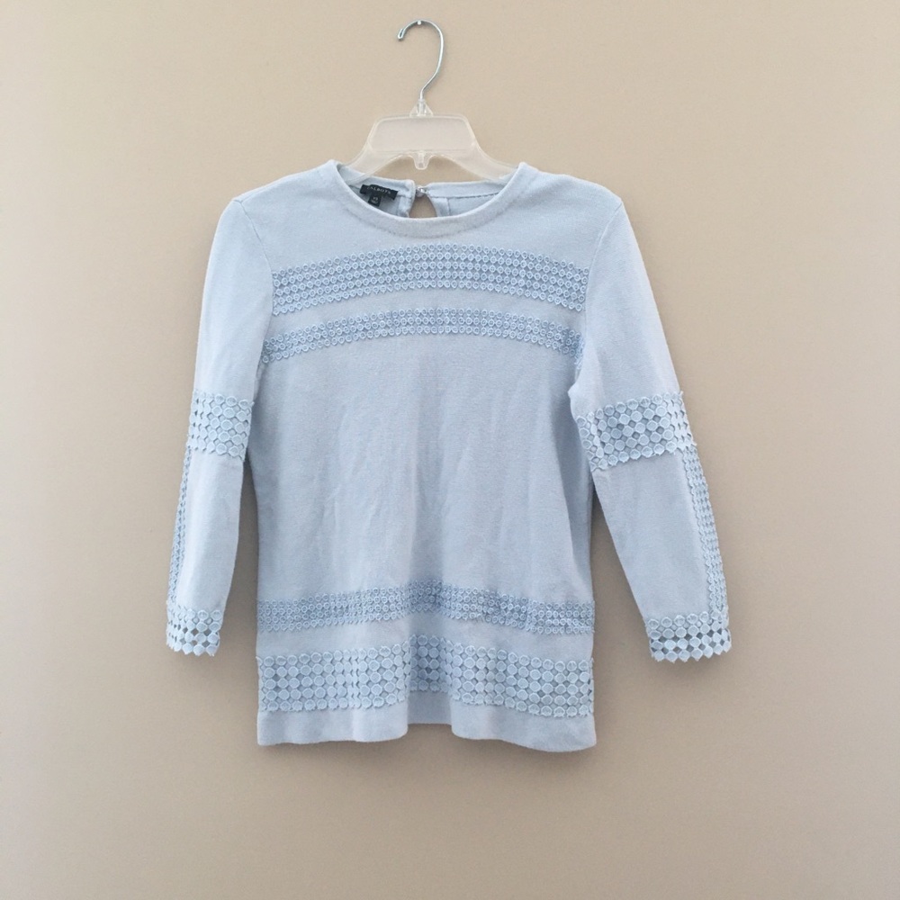 Talbots Lace Detail Sweater